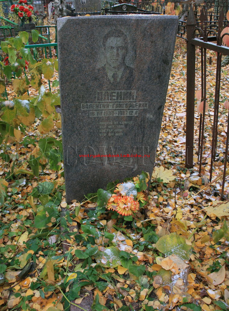 Оленик Валентин Григорьевич - могила